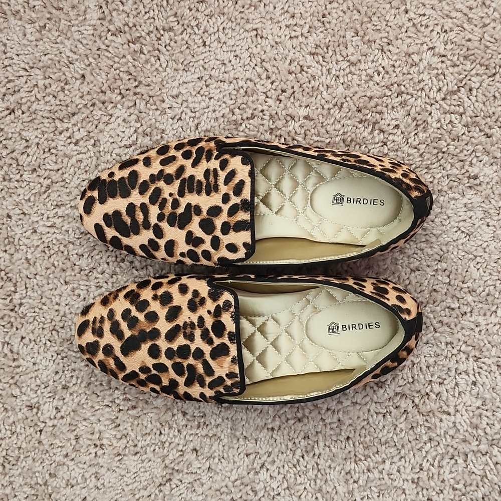 Birdies Starling cheetah print loafer